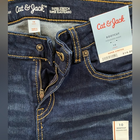 Girls Cat & Jack Jeans - Picture 2 of 2